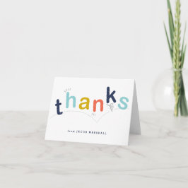 Kinder danken Ihnen notecard Dankeskarte