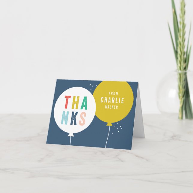 Kinder danken notecard dankeskarte (Vorderseite)