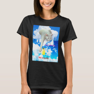 Kinder Das Ist Das Leben Das Ist Mein Leben Katze  T-Shirt