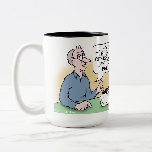 Kinder der 50er Jahre - Cartoon Kaffee Tasse (Links)