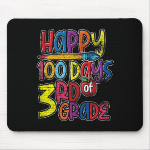 Kinder der dritten Klasse geben 100 Schultage Mousepad