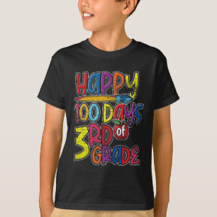 Kinder der dritten Klasse geben 100 Schultage T-Shirt