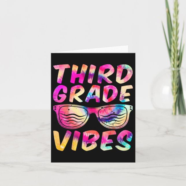 Kinder der ersten Klasse in der ersten Klasse bis  Karte (Vorderseite)