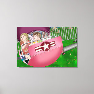 Kinder der Karnevalskunst Leinwanddruck