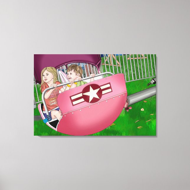 Kinder der Karnevalskunst Leinwanddruck (Vorderseite)