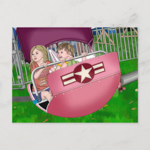 Kinder der Karnevalskunst Postkarte