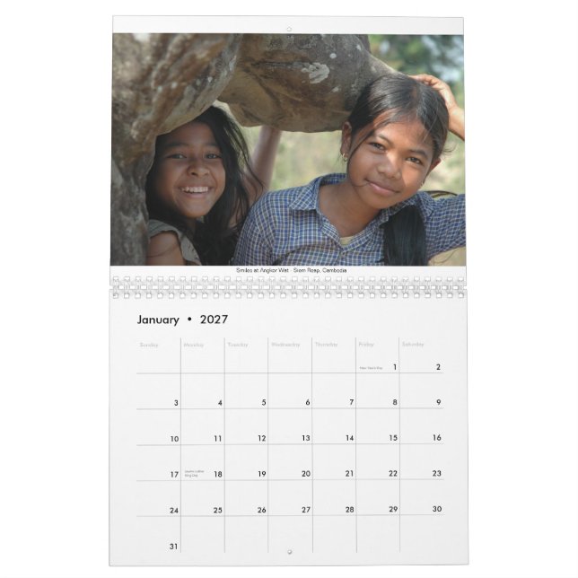 Kinder der Welt Kalender (Jan 2027)