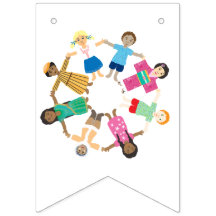 Kinder der Welt mit Händen