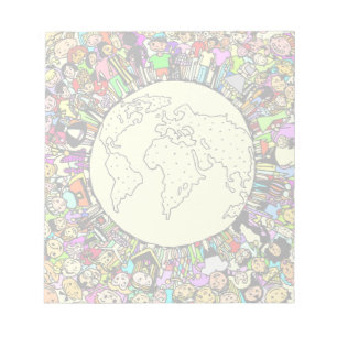 Kinder der Welt Notizblock