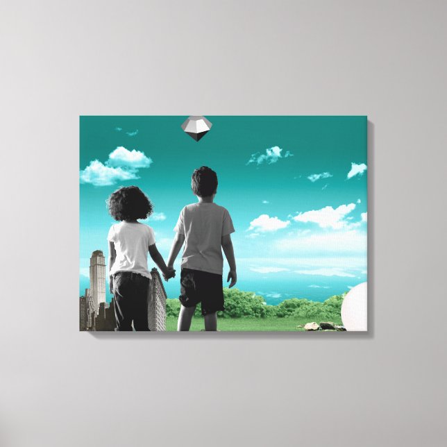 Kinder der Zukunft Leinwanddruck (Vorderseite)