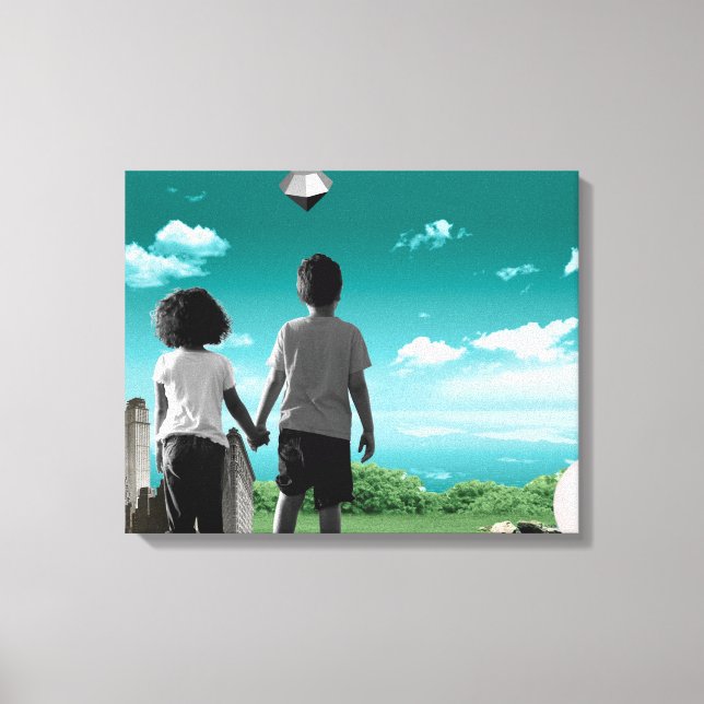 Kinder der Zukunft Leinwanddruck (Vorderseite)