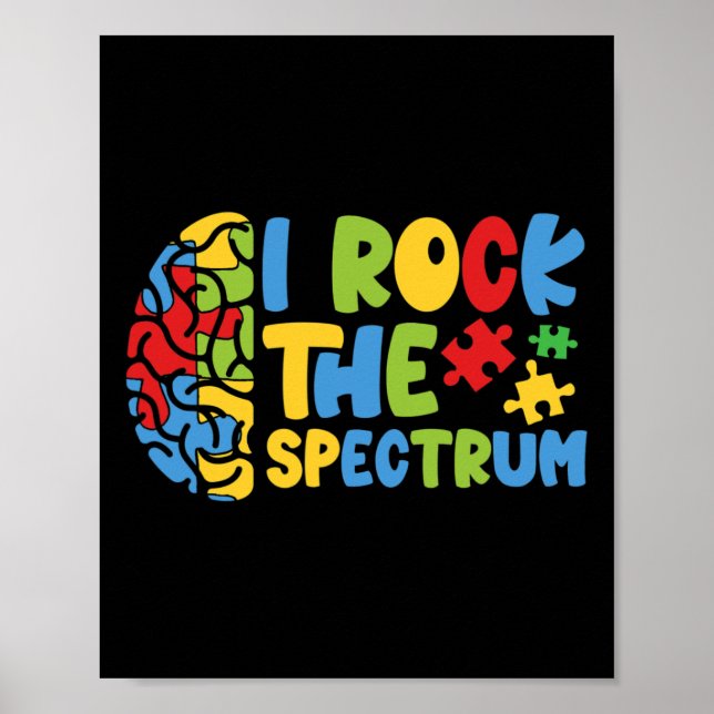 Kinder des Autismus-Bewusstseins Poster (Vorne)