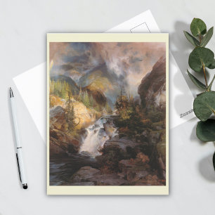 Kinder des Berges von Thomas Moran Postkarte