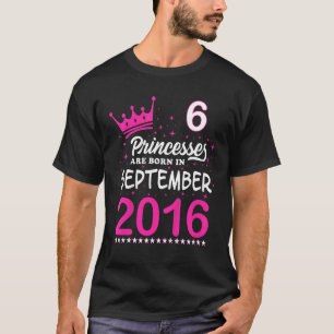 Kinder, die am 6. Geburtstag in Rosa leben, sind G T-Shirt
