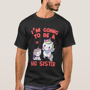 Kinder, die Anfang 2023 zu einer großen Schwester T-Shirt