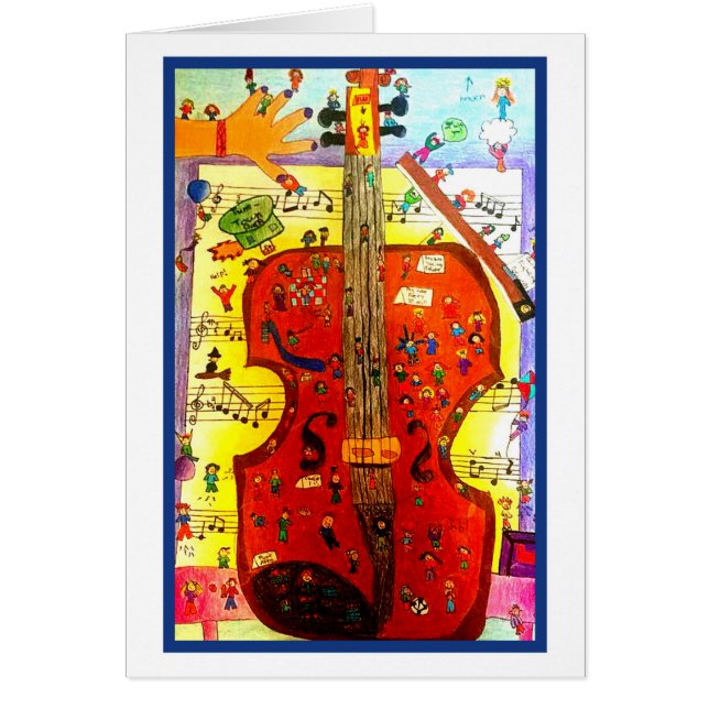 KINDER, DIE AUF VIOLINEN-MUSIK SPIELEN (Vorne)