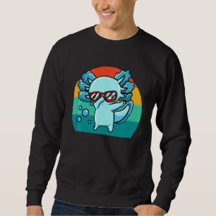 Kinder, die Axolotl Niedliche Axolotl Amphibien be Sweatshirt
