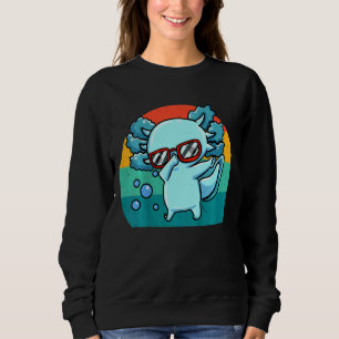 Kinder, die Axolotl Niedliche Axolotl Amphibien en Sweatshirt