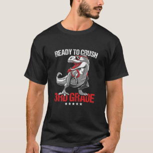 Kinder, die bereit sind, das 3D-Niveau wieder in d T-Shirt