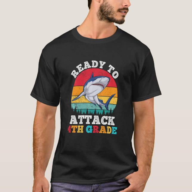 Kinder, die bereit sind, den 4. T-Shirt (Vorderseite)