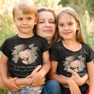 Kinder, die das Gedächtnis lieben   Foto Memorial  T-Shirt