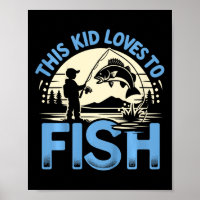 Kinder, die diese Liebe zum Fischen angeln