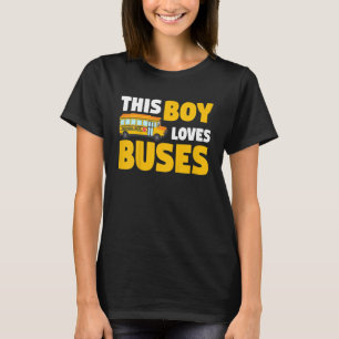 Kinder, die dieser Junge Lieben hat, buchen Schulb T-Shirt