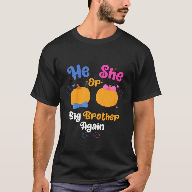 Kinder, die er oder sie große Bruder wieder Geschl T-Shirt (Vorderseite)