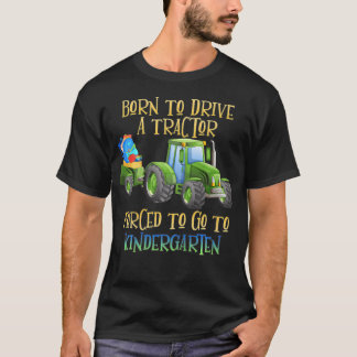 Kinder, die geboren wurden, um einen Traktor zu fa T-Shirt