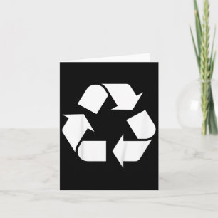 Kinder, die Gerecycelt Logo Gerecycelt haben Kinde Karte