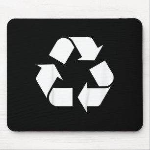 Kinder, die Gerecycelt Logo Gerecycelt haben Kinde Mousepad