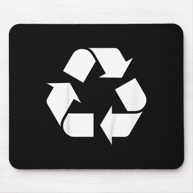 Kinder, die Gerecycelt Logo Gerecycelt haben Kinde Mousepad (Vorne)