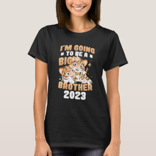 Kinder, die ich als großer Bruder 2023 schwanger w T-Shirt