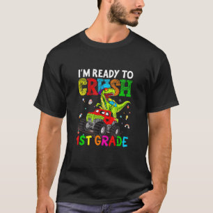 Kinder, die ich bereit bin, den ersten Grade Dino T-Shirt
