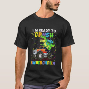 Kinder, die ich bereit bin, den Kindergarten Dinos T-Shirt