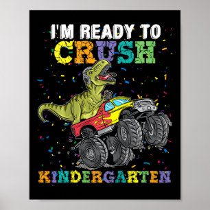 Kinder, die ich bereit bin, den Kindergarten-Monst Poster