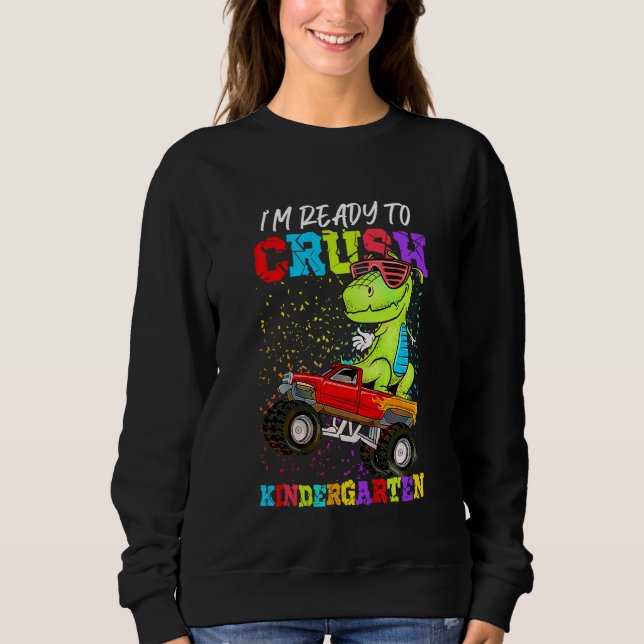 Kinder, die ich bereit bin, den Kindergarten-Monst Sweatshirt (Vorderseite)