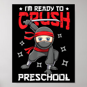 Kinder, die ich bereit bin, die Vorschule wieder z Poster