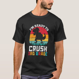 Kinder, die ich bereit bin, Dinosaurier der dritte T-Shirt