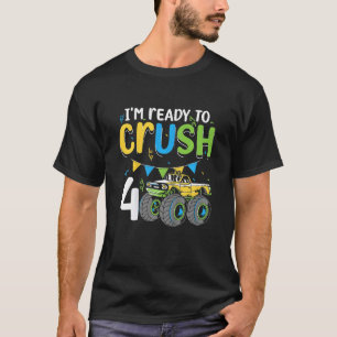 Kinder, die ich bereit bin, LKW 4 Jahre alt 4. T-Shirt