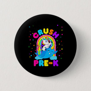 Kinder, die ich bereit bin, Pre-K Unicorn zu zerdr Button