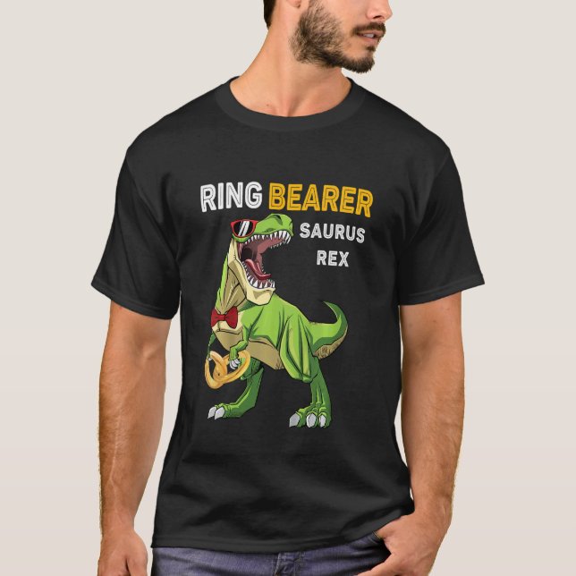 Kinder, die ich bin der Ring Typ Boys Wedding Part T-Shirt (Vorderseite)