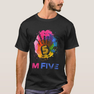 Kinder, die ich bin ein handvoll fünf Jahre alt 5. T-Shirt