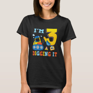 Kinder, die ich bin, graben es am 3. Geburtstag T-Shirt