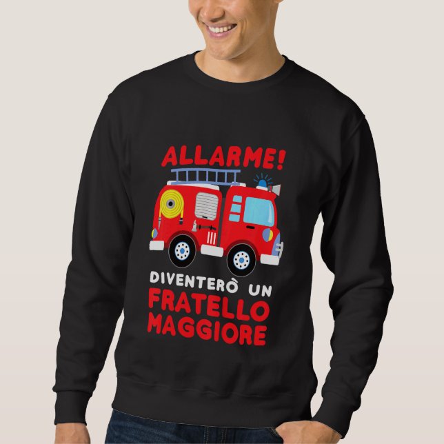 Kinder, die ich ein älterer Bruder werden, werden  Sweatshirt (Vorderseite)