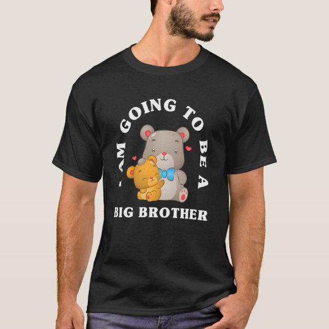 Kinder, die ich ein großer Bruder Bären der Zukunf T-Shirt (Vorderseite)
