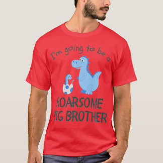 Kinder, die ich ein ziemlich großer Bruder Dinosa T-Shirt