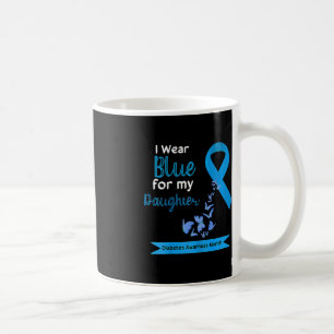 Kinder, die ich für meine Tochter blau trage Diabe Kaffeetasse