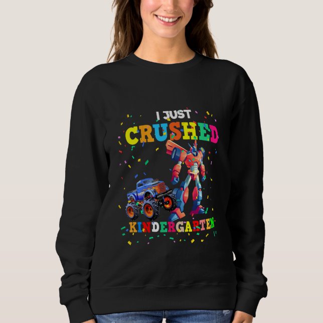 Kinder, die ich gerade zerkleinert habe Kindergart Sweatshirt (Vorderseite)