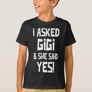 Kinder, die ich Gigi Gefragt habe, und sie sagte: T-Shirt
